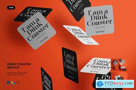 Drink Coaster Mockups