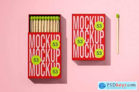 Matches Box Mockup