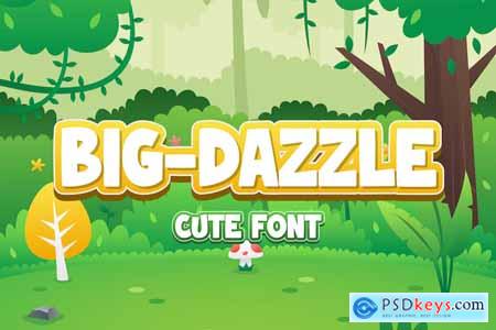 BIG DAZZLE - Cute Font