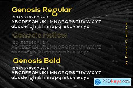 Genosis Family Font