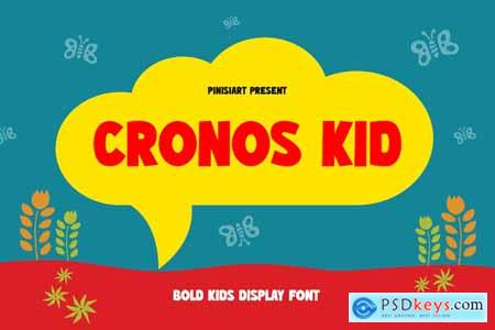 CRONOS KID - Bold Kids Display Font