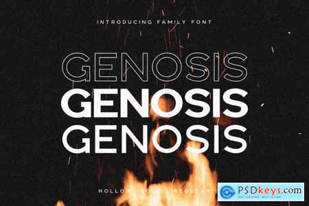Genosis Family Font