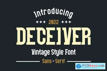 DECEIVER Font