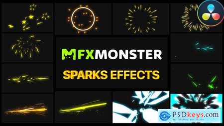 Sparks Effects DaVinci Resolve