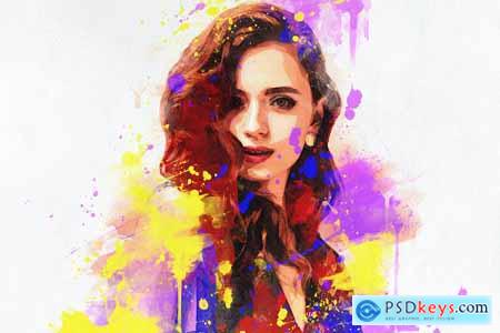 Color Splashes Photo Effect