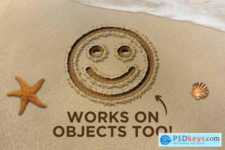 Sand Type Photoshop Action