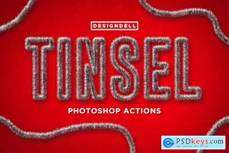 Tinsel Photoshop Action