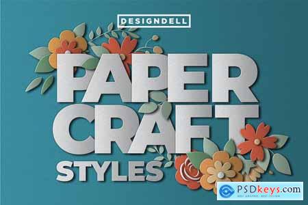 Papercraft Photoshop Styles