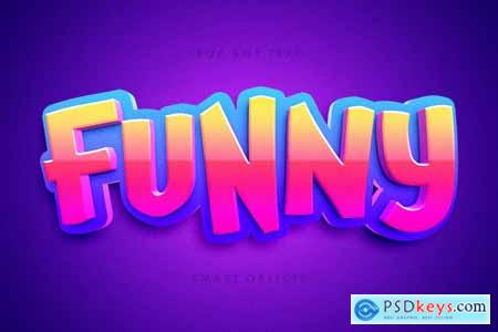 Funny Toon 3D Text Effect