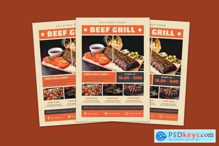 Delicous Food Beef Grill