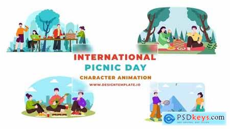 Happy Weekend Picnic Day Animation 38960566