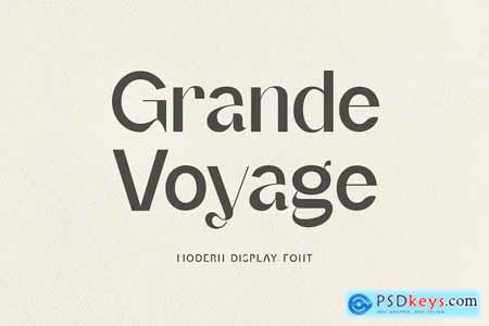 Grand Voyage Modern Serif Font