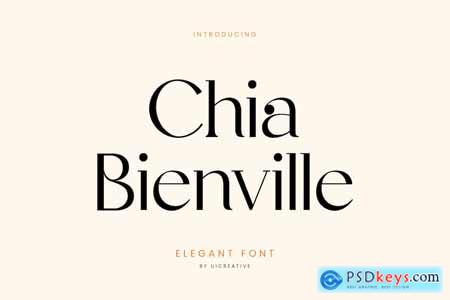 Chia Bianville Elegant Serif Font