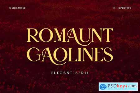 Romaunt Gaolines Elegant Serif Font