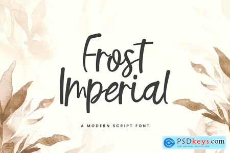 Frost Imperial Calligraphy Font