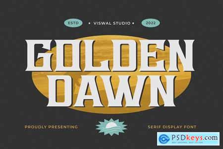 GoldenDawn - Vintage Font