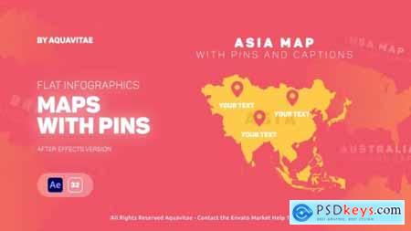 Flat Infographics Maps