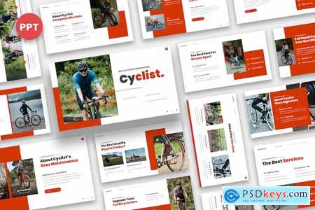 Cyclist - Bicycle Powerpoint