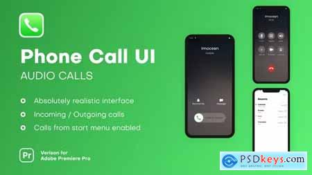 Phone Call UI - Audio Calls - Premiere Pro 38930416