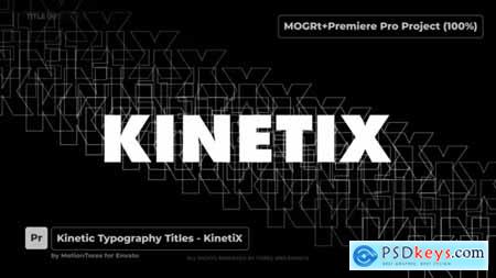 Kinetic Typography Titles - KinetiX - Premiere Pro 30507315