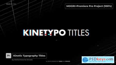 Kinetic Typography Titles - Premiere Pro 34578095