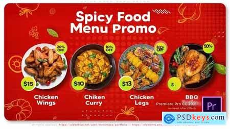 Spicy Food Menu Promo 38947049