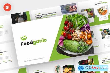 Foodganic - Organic Food Powerpoint Template