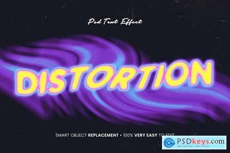 Distortion Text Effect for Photoshop