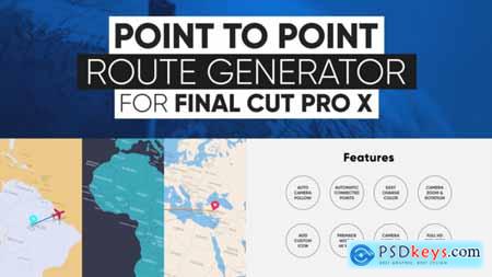 Point to Point Route Generator for Final Cut Pro X