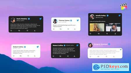 Stylish Tweets Pack For Final Cut Pro
