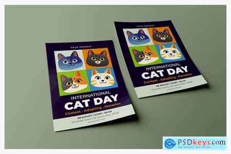 International Cat Day Event - Poster Template