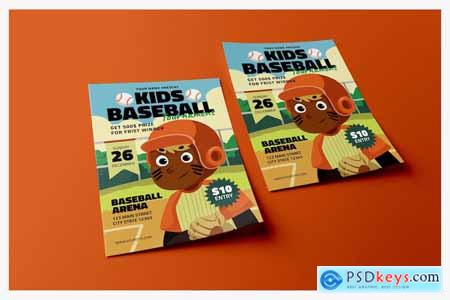 Kids Baseball Event - Poster Template