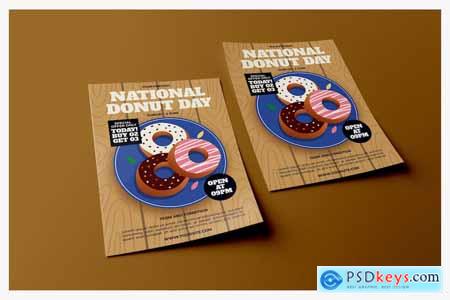 National Donut Day Event - Poster Template