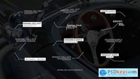 Minimal Call Outs 2.0 FCPX 38351277