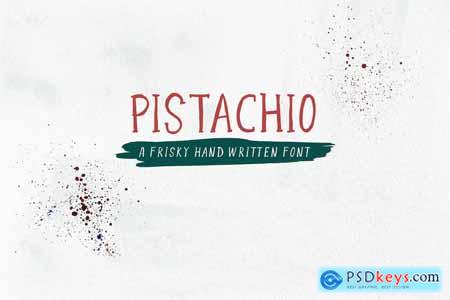 Pistachio Handwritten Font