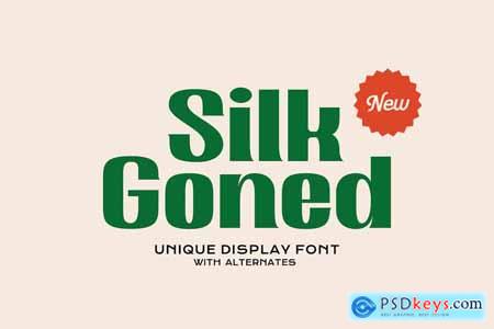 Silk Goned Modern Display Fonts