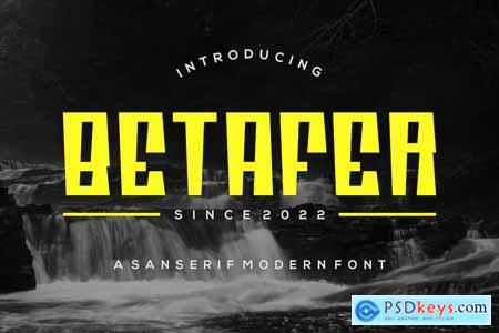 Betafer Font