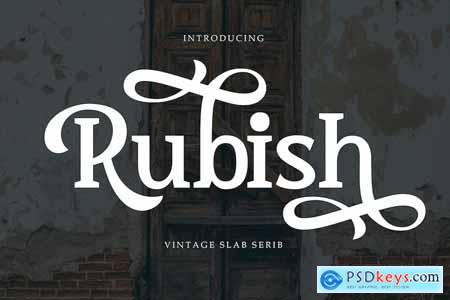 Rubish - A Vintage Serif Font