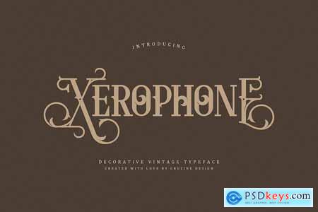 Xerophone Decorative Font