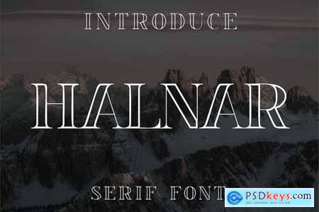 HALNAR Serif Font