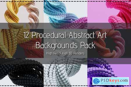 12 Exclusive Procedural Backgrounds Pack