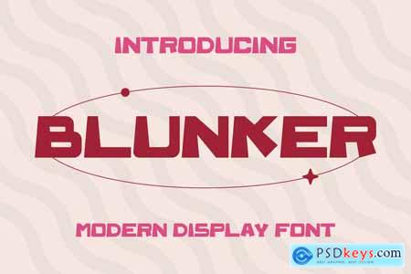 BLUNKER Font