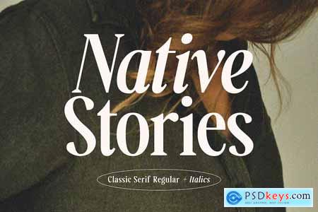 Native Stories - Classic Serif Font