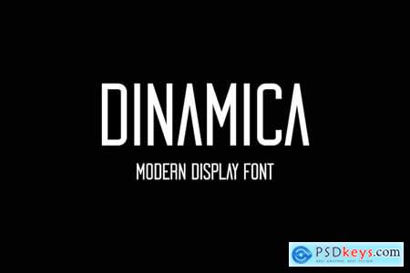 Dinamica - Modern display font