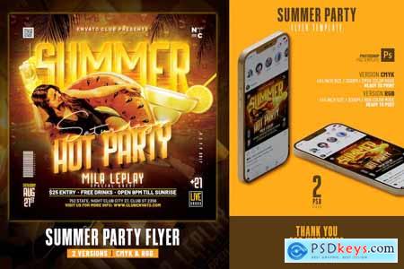 Summer Party Flyer J5AGSHX