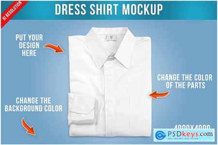 Dress Shirt Mockup Template