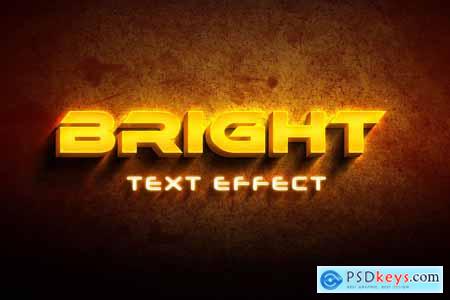 Bright Light Text Effect