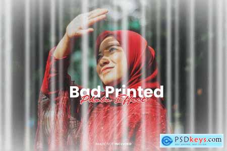 Bad Printed Photo Effect