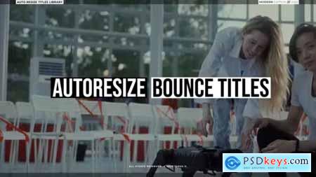 Bounce Text Titles 2.0 - Premiere Pro 39109566