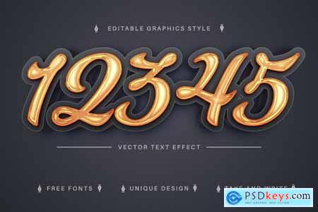Good 3D- Editable Text Effect, Font Style